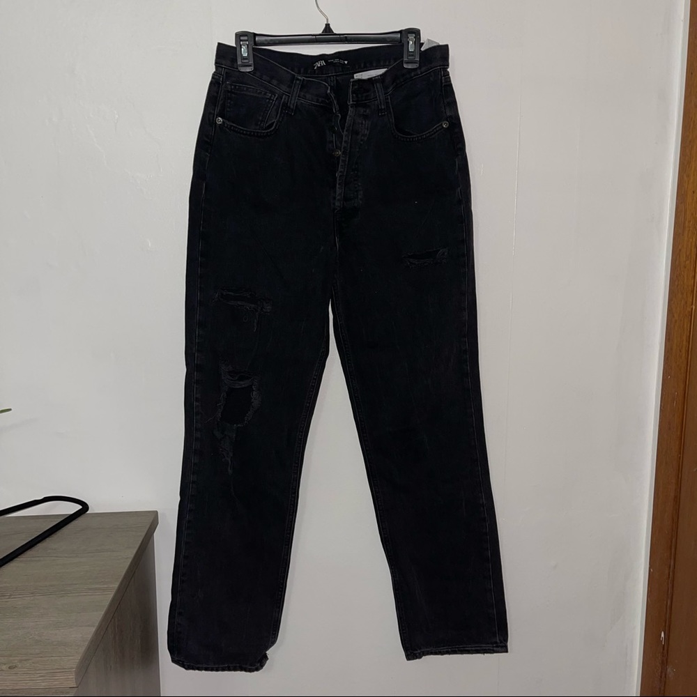 Zara Distressed Boyfriend Jeans